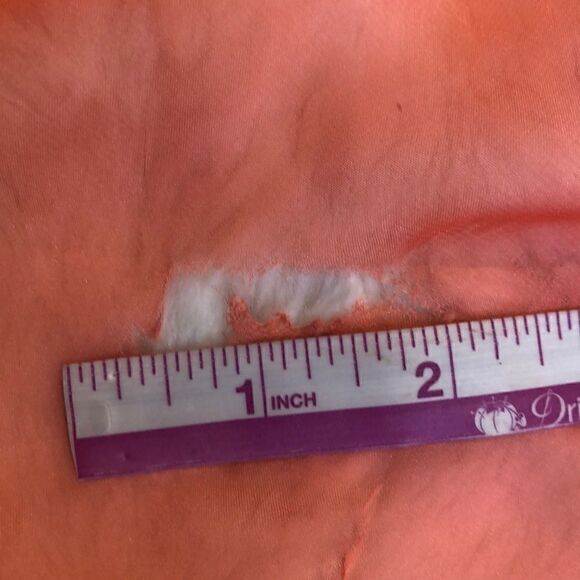 Mac Duggal Peach mermaid style prom dress size 4 - Picture 6 of 7